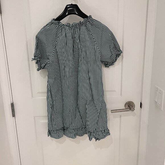 NWOT Hill House Home Emerald Gingham Katherine Nap Dress XS - Picture 6 of 7